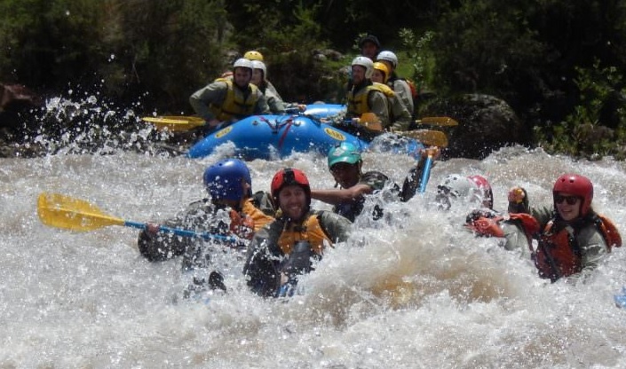 Rafting en el río Vilcanota